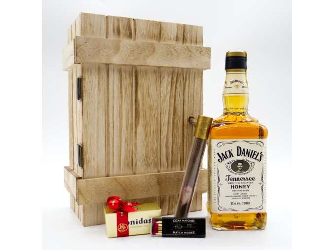 Jack Daniel's "Honey" .  whisky s vlastní etiketou