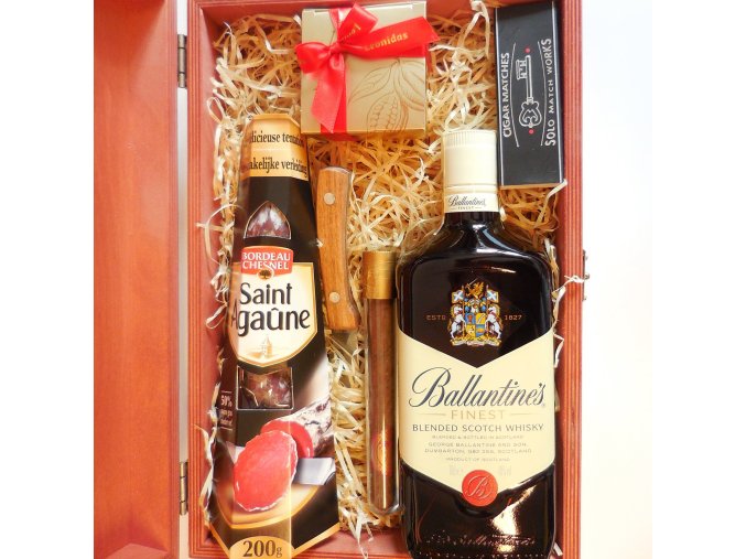 Woodcase . Ballantine's salami