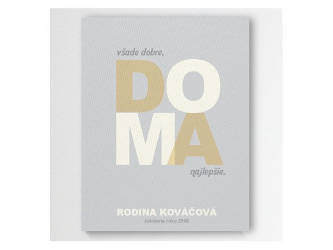 doma je doma rodinny obraz