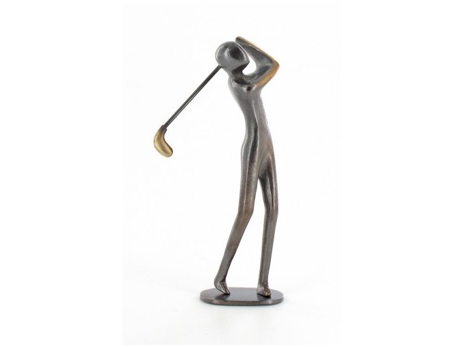 Bronzová trofej golf