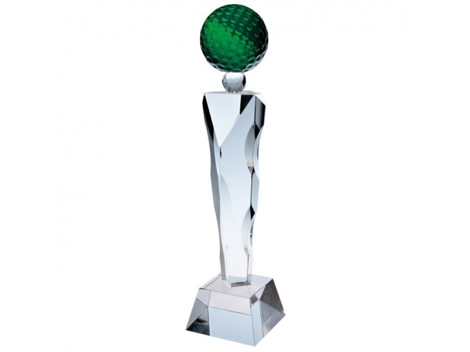 skleněná trofej