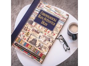 kniha s chronologickou mapou světových dějin