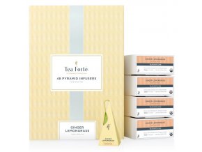 Event Box Tea Forte herbal . Ginger Lemongrass dárková sada 40 ks