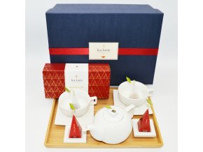 dárková sada čajů s porcelánovou konvicí tea forte