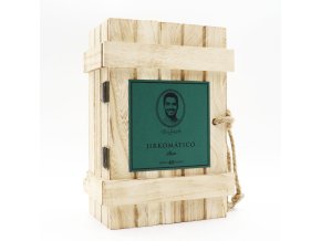 Titulní strana na dřevěnou kazetu Wood box . vlastní grafika