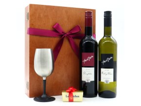 Degustační sada Moselských vín a cestovní sklenka