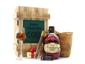 Pampero aniversario rum s vlastní etiketou