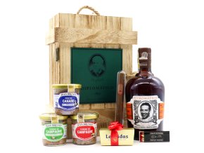 Diplomático Mantuano s vlastní etiketou wood box