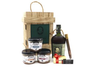 Diplomático Reserva Exlusiva . WOOD BOX Trio terin