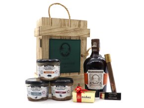 Diplomático Mantuano . WOOD BOX Trio terin
