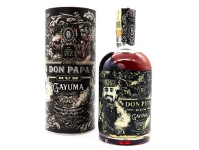 Don Papa Gayuma v tubusu . vlastní design lahve