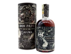 Don Papa Gayuma v tubusu . vlastní design lahve