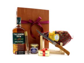 dárková sada Tullamore , kýta , španělská kýta, jamon