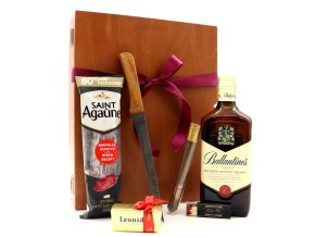 Ballantines, dárková sada, sušená panenka