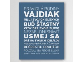 Rodinná pravidla . Svatební dar