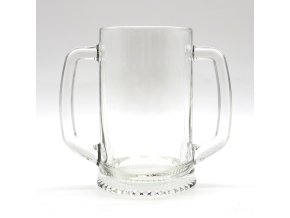 Obouruční půllitr s vlastním textem, pískování, dárek pro dědu