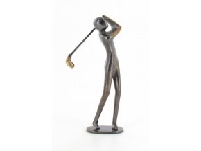 Bronzová trofej golf