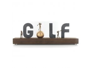 Golf . Luxusní dekorační trofej