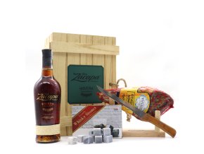 zacapa dárková sada se španělskou kýtou