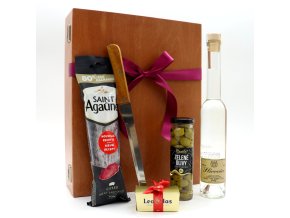 Woodcase . Slivovice Salami