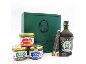 Diplomático book . retro gourmet set