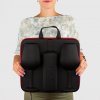 wine case with glasses divinto black 13231