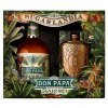 Don Papa s vlastní etiketou v dárkovém balení s placatkou