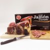 Jamń Curado, sušená kýta 1kg, stojánek, nůž