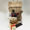 Pampero rum s vlastní etiketou . Wood box pro gentlemany