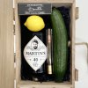 GIN HENDRICK'S s vlastní etiketou, okurkou, citronem a doutníkem