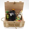 WOODBOX . Lambrusco bílé na černém s parmazánem