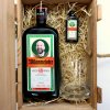 WOOD BOX . Jägermeister 0,7L s vlastní etiketou