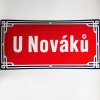 Smaltovaná pouliční cedule . vlastní design