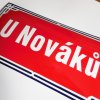 Smaltovaná pouliční cedule . vlastní design