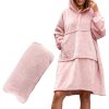 bluzair hoodie blanket rose 13770