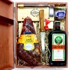 Jagermeister, dárková sada, jamon, kýta
