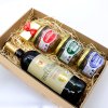 dárková sada s vínem a paštikami