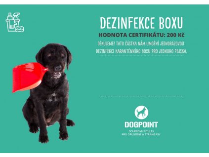 Dezinfekce boxů