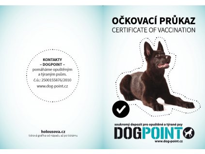 Očkovací průkaz "štěně"