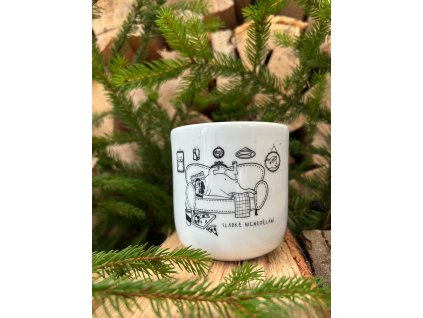 Sójová svíčka v porcelánu SLADKÉ NICNEDĚLÁNÍ