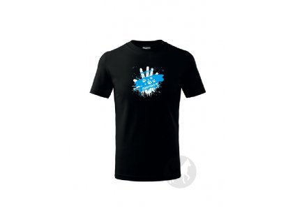 Hand blue (Barva Jablečně zelená, Velikost 158 (12 let))
