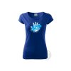Hand blue (Barva Mátová, Velikost XXL)