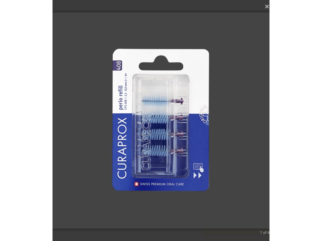 Screenshot 2025 01 10 at 12 03 35 CPS 408 PERIO 4 ks blister refill Curaprox B2B portál pro profesionály