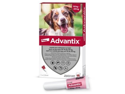 Screenshot 2025 06 25 at 15 22 04 Advantix spot on 1x 2 5 ml pro psy 10 25 kg SpokojenyPes.cz