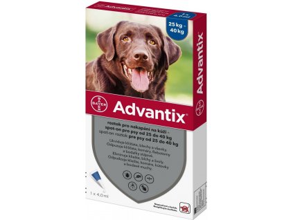 Advantix spot on pro psy 25 40 kg 1 x 4 ml
