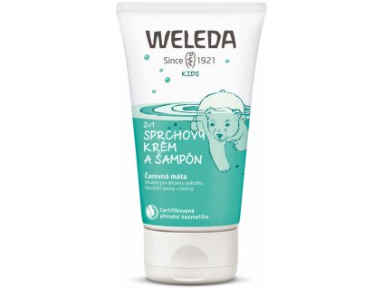 WELEDA 2V1 SPRCH.KRÉM A ŠAMPON ČAROVNÁ MÁTA 150ML