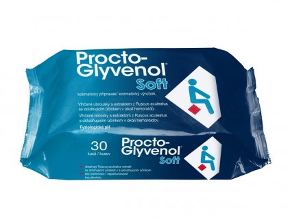 Procto Glyvenol Soft vlhčené ubrousky 30 ks