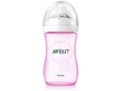 Philips Avent láhev Natural PP růžová 260ml