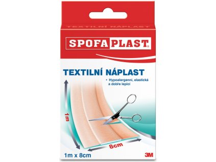 Spofaplast rychloobvaz textilní náplast č.164 8 cm x 1 m