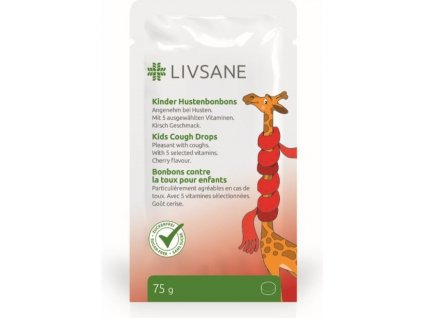 Livsane Pastilky dětské s vitamíny 75 g